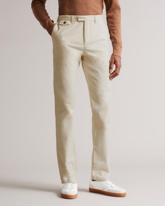 Pantalon Chino Ted Baker Slim Blanche Homme | MHS-91057407